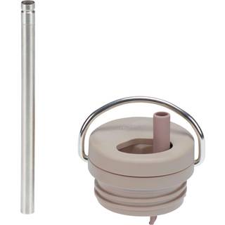 Klean kanteen TKWide Twist Låg med tilbehør, taupe