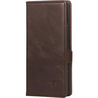 Galaxy Z Fold7 Leather Case - Dark Brown