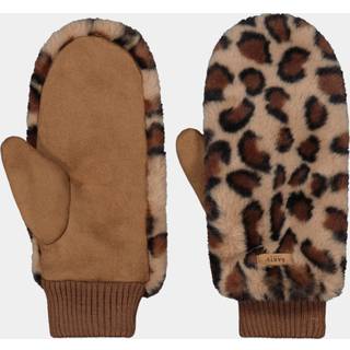 Barts Women's Fur Mitts Handsker Damer størrelse One Size farve brun