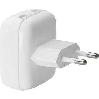 dbramante1028 Vægoplader - 20W - 2 x USB-C Stik - Hvid