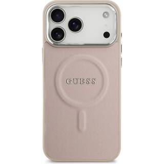 iPhone 17 Pro Guess Saffiano Hybrid Cover - MagSafe Kompatibel - Pink
