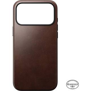 iPhone 17 Pro Max - Nomad Modern Horween Leather Cover - MagSafe Kompatibel - Rustic Brown