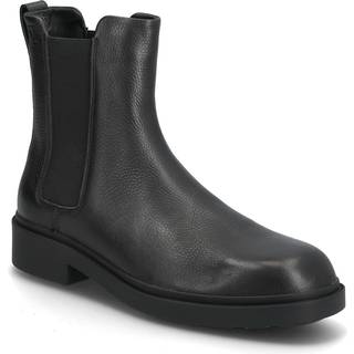 Leather Airfit® Lugged Chelsea Boots - Black - EU 44
