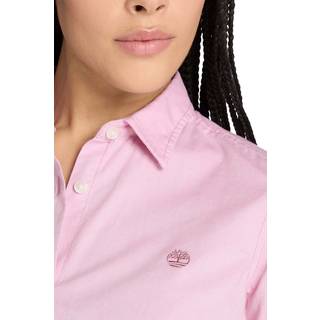 Timberland Women's Oxford L/S Shirt Bluse Damer størrelse S farve pink