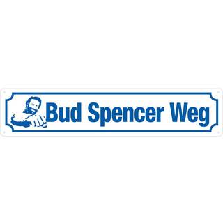 Bud Spencer Tin Sign Bud Spencer Weg 46 x 10 cm