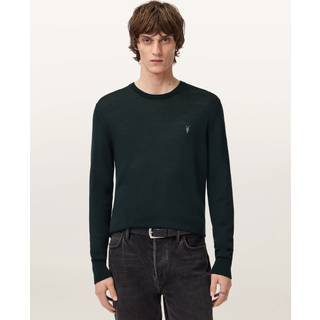 All Saints AllSaints Red Mode Merino Wool Crew Neck Jumper