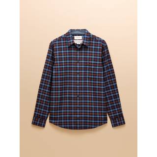 Joules Joules børstet flannelskjorte i ternet bomuld - Small