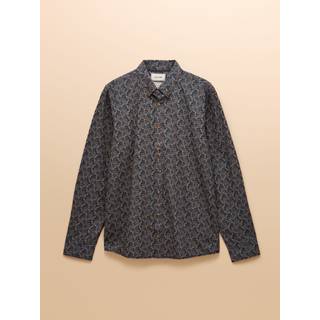 Joules Joules Classic Fit Navy Cotton Printed Shirt - Small