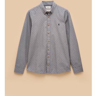 Joules Blue Long SleeveTexture Shirt - Large