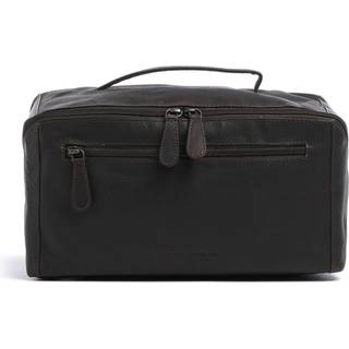 The Chesterfield Brand Wax Pull Up Cow Trevia Toilettaske mørkebrun