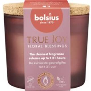 Duftlys i glas - blomster (På lager i butik)