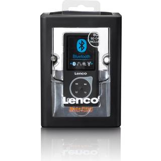 Lenco - MP3/MP4-afspiller med Bluetooth® Sort - MP-208BK