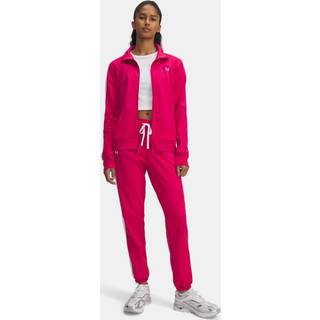 Under Armour Tricot Women's Tracksuit Shaded Fuchsia / White / White XL