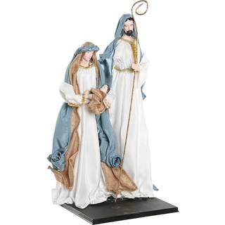 Betlehem dekoration Home ESPRIT Blå Hvid 27 x 24 x 50 cm