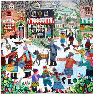 eeBoo Puslespil 1000 brikker Christmas in the Square