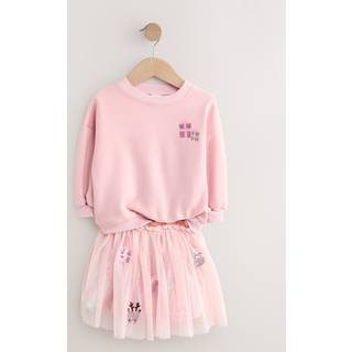 Next Sæt med langærmet top og nederdel (3måneder -7år)