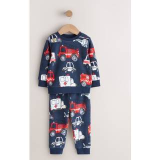 Next Multi Navy Single Cosy Fleece Pyjamas (9mths-12yrs)