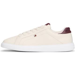 Lightweight Leather Cupsole Court Trainers