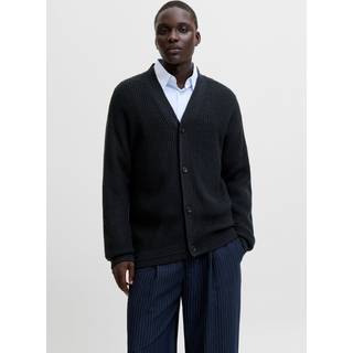 Ensfarvet Strikket Cardigan