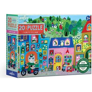 eeBoo Puslespil 20 brikker Yumi's landsby