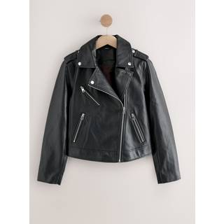 Next Black Faux Leather Biker Jacket