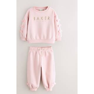 Baker by Ted Baker Baker by Ted Baker Blue 2 Piece Side Bow Detail Sweat & Joggers Set
