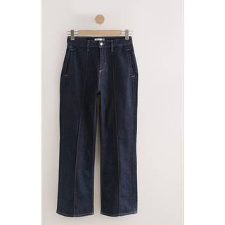 Next Rinse Blue Hourglass Seam Front Straight Leg 100% Cotton Jeans