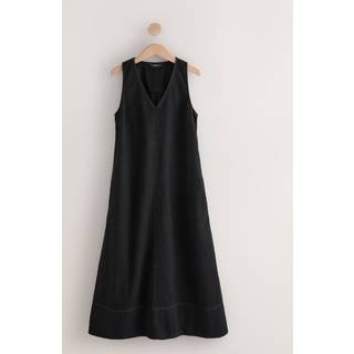 Next Black V-Neck Sleeveless Maxi Dress - 48
