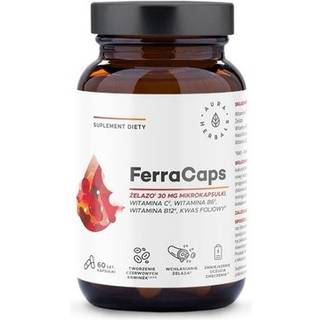 Aura Herbals - FerraCaps Jern 60 kapsler