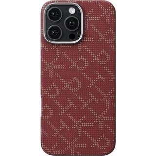 PITAKA Tactile Woven Case PTK Red/Gold - iPhone 16 Pro Max