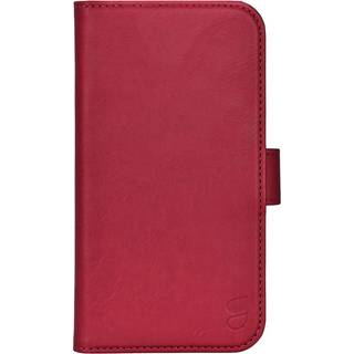 GEAR iPhone 17 Pro Kunstlæder Cover - MagSafe Kompatibel - Rød