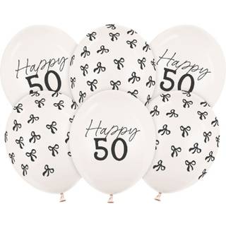 6 stk. Balloner Pastel Off-white 30 cm – Biologisk nedbrydelige til elegant fest