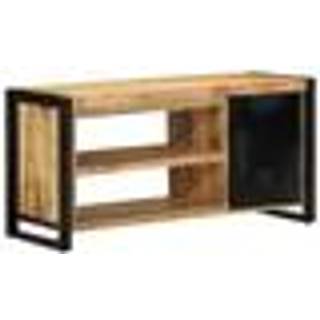 Skobænk Brun 100 x 40 x 50 cm Massivt mangotræ