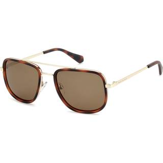 Privé Revaux BANG BANG/G/S Asian Fit Polarized 086/SP 55 Solbriller Mænd Tortoiseshell - Gold - 55mm