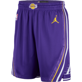 Los Angeles Lakers Statement Edition Swingman Jordan Dri-FIT NBA-shorts til mænd - lilla