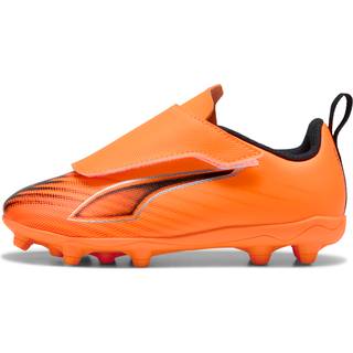 PUMA ULTRA 6 PLAY FG/AG Football Boots Kids, Shoes, Heat Fire/Black/Ultra Blue, 30
