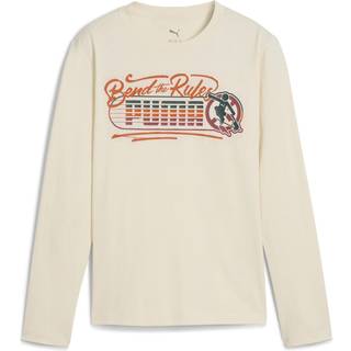 PUMA MID90s Longsleeve Tee Youth, Shop, Alpine Snow, 7-8Y