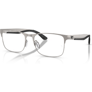 Ray - Ban Unisex RX7550 3221 Optiske stel Metal Grå Transparent Firkantet Normal