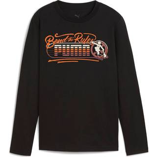 PUMA MID90s Longsleeve Tee Youth, Shop, Black, 15-16Y