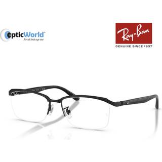 Ray - Ban Unisex Ray - Ban RX8779D 1012 Optiske stel Titanium Sort Transparent Pillow Normal
