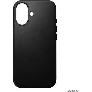 iPhone 17 - Nomad Modern Leather Cover - MagSafe Kompatibel - Black