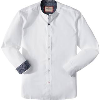 Joe Browns Joe Browns White Contrast Trim Grandad Collar Shirt
