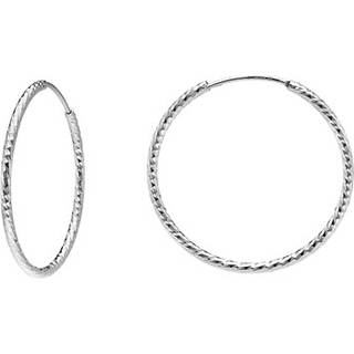 trendor 15043 Damen Ohrringe 925 Silber Creolen ⌀ 30 mm