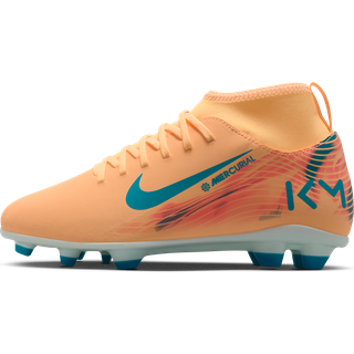 Nike Jr. Mercurial Superfly 10 Club "Kylian Mbappé" MG High-Top-fodboldstøvler til mindre/større børn - Orange - 35