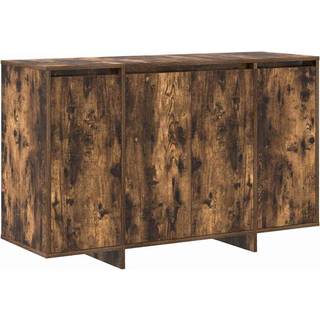 Sideboard Røget Eg 120 X 41 X 75 Cm Konstrueret Træ