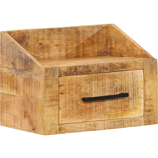 Natskab med skuffe Brun 40 x 30 x 30 cm Massivt mangotræ