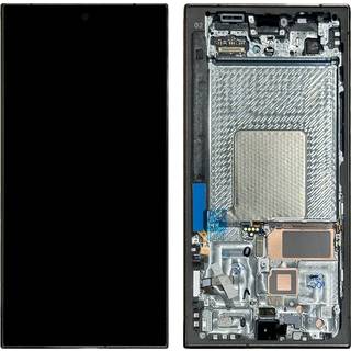 Samsung Galaxy S24 Ultra Original Skærmmonteret Bezel - Sort