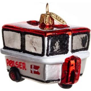 Brink Nordic Julekugle Pølsevogn - Rød