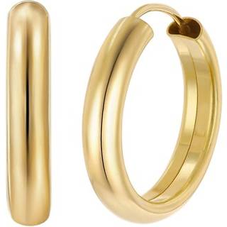 trendor 28180-20 Damen-Ohrringe Creolen 925 Silber Vergoldet Ø 20 mm