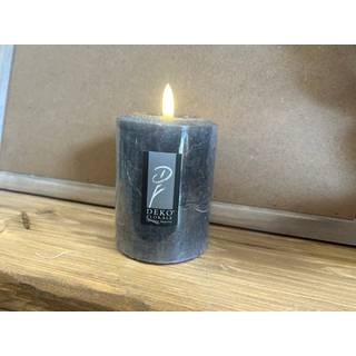 LED-bloklys D7,6xH10cm, anthrazit